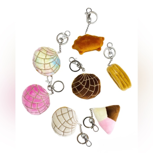 Mexican Pan Dulce Vanilla Concha keychain - Picture 2 of 2